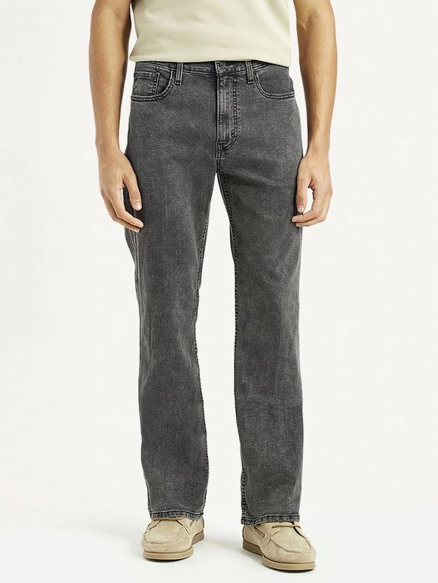 LEVI'S 527 Men Boot-Leg Mid Rise Grey Jeans