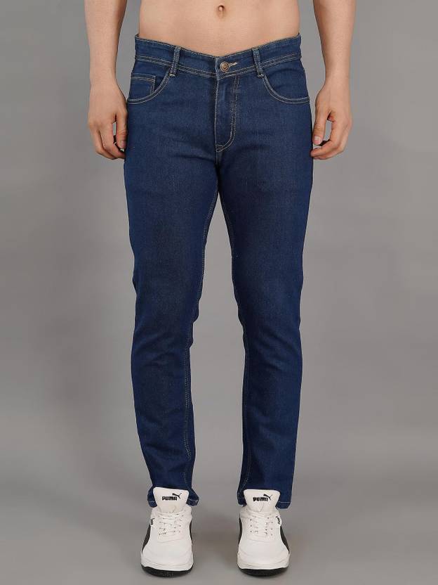 NIVASU Slim Men Dark Blue Jeans