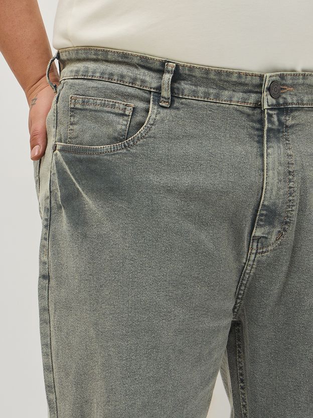 Urbano Plus Men Grey Mid Rise Jeans - Image 5