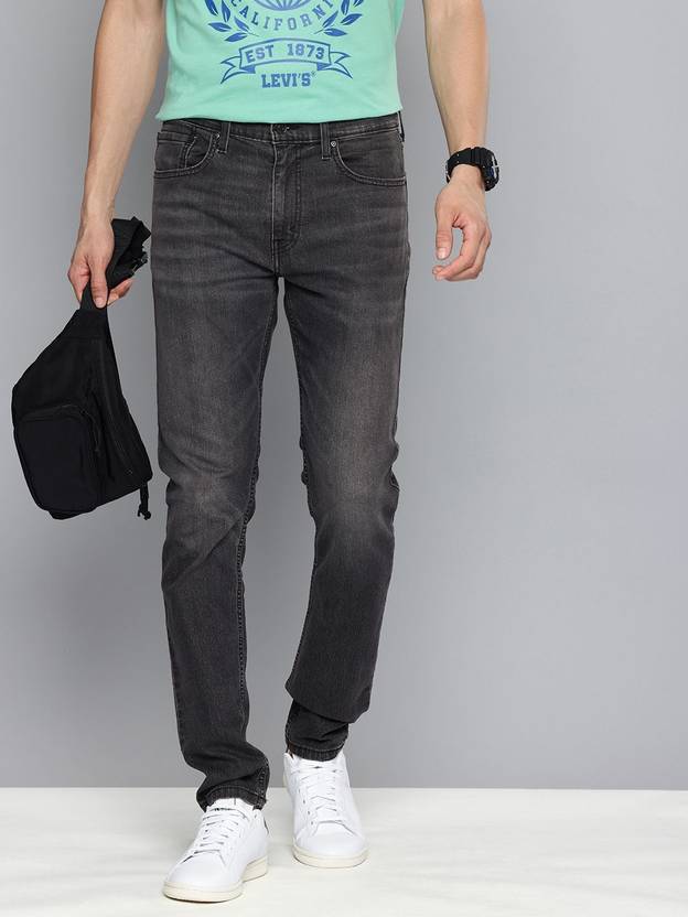 LEVI'S 511 Men Slim Mid Rise Black Jeans