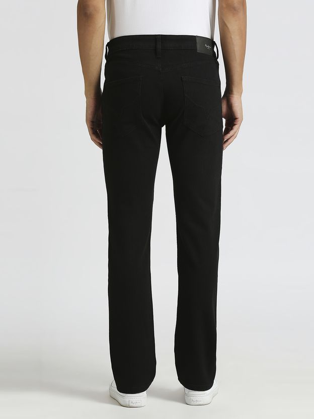 Pepe Jeans Men Straight Fit Black Jeans - Image 3