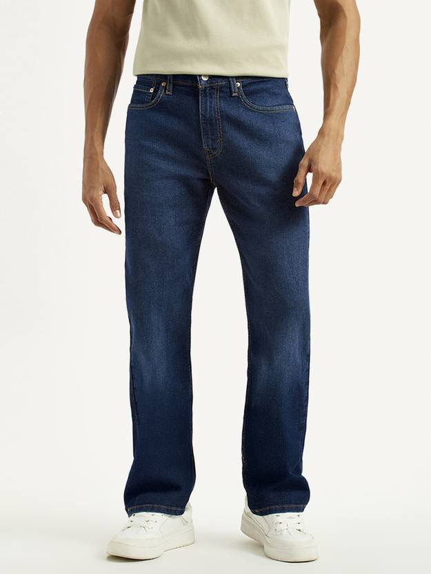 LEVI'S 527 Men Boot-Leg Mid Rise Blue Jeans