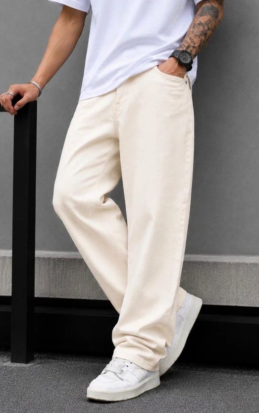 DASHING FIT Men Beige Mid Rise Jeans - Image 10
