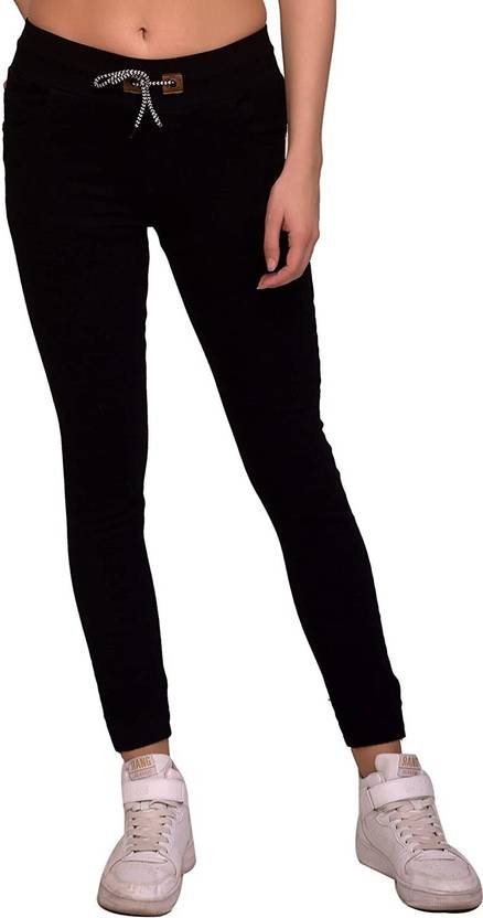 Miraksh Jogger Fit Women Black Jeans