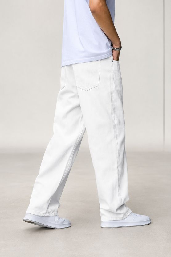 STARVIELLE Men White Mid Rise Relaxed Fit Jeans - Image 2