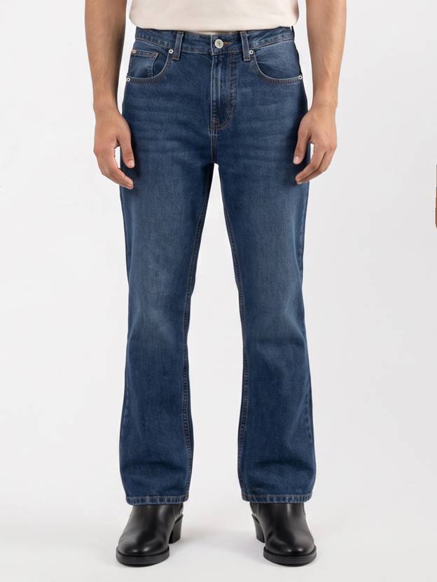Spykar Boot-Leg Men Blue Jeans