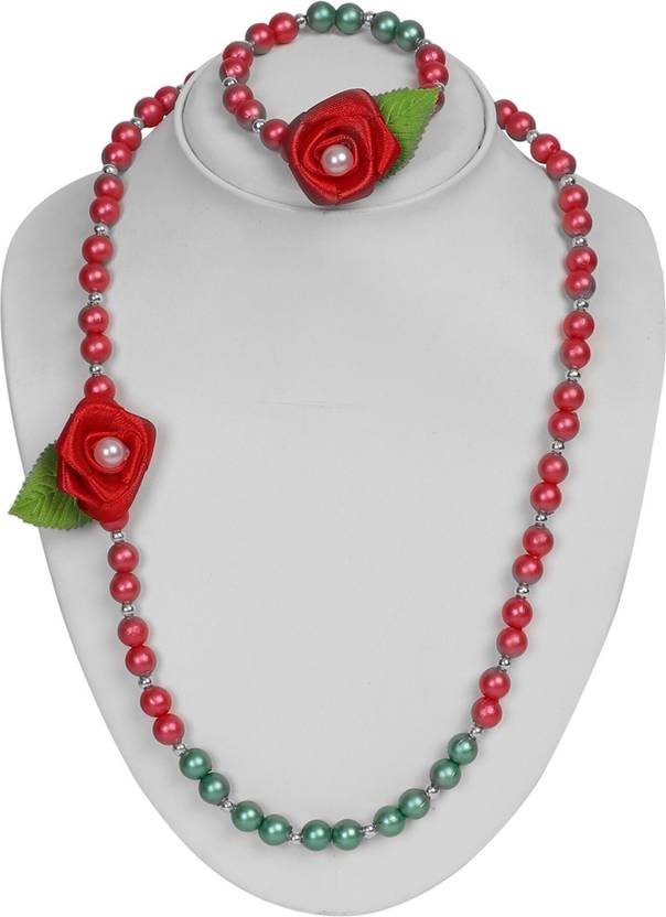 Coco Candy Plastic Red, Green Jewel Set