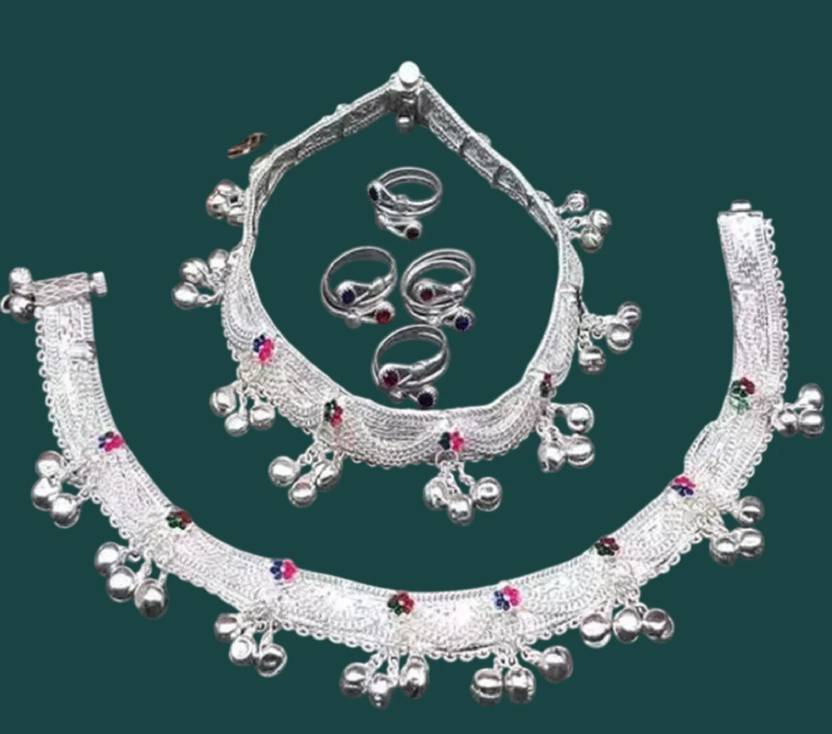 BhoriwalAndSons Alloy Silver Jewel Set