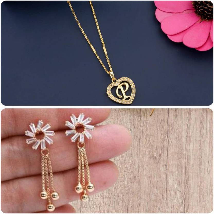 Ms Jewels Alloy Gold Jewel Set
