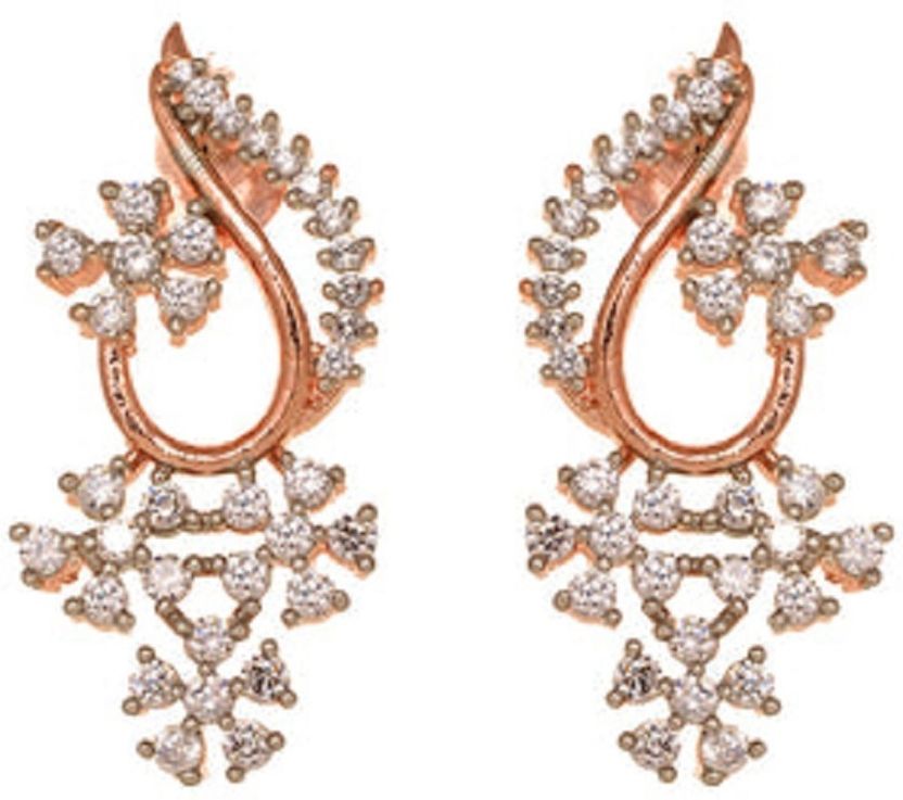 TIGENECY Alloy Rose Gold Jewel Set (Pack of 1) - Image 3