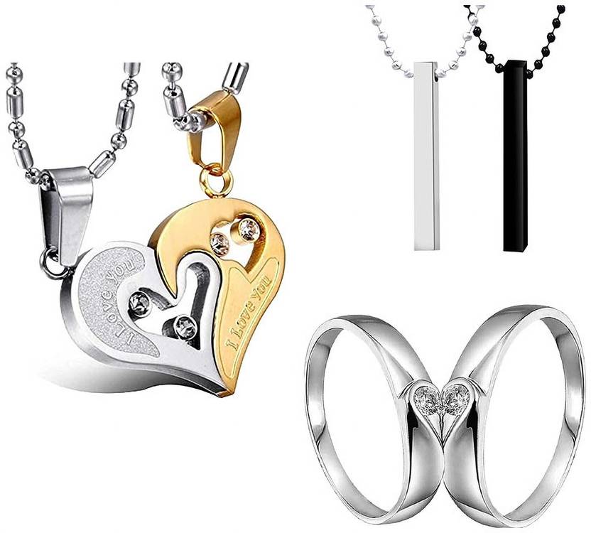 Gahana Alloy Sterling Silver Silver Jewellery Set