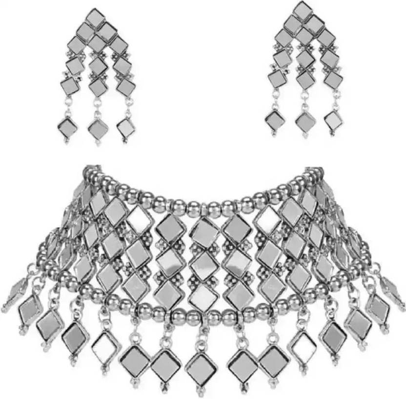 budget buy Brass Sterling Silver Silver Jewellery Set