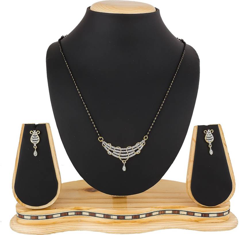 AADITA Alloy Gold-plated Gold Jewel Set