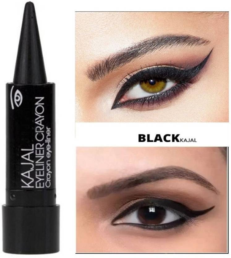 DARYUE kajal Long Lasting Extra Black Waterproof