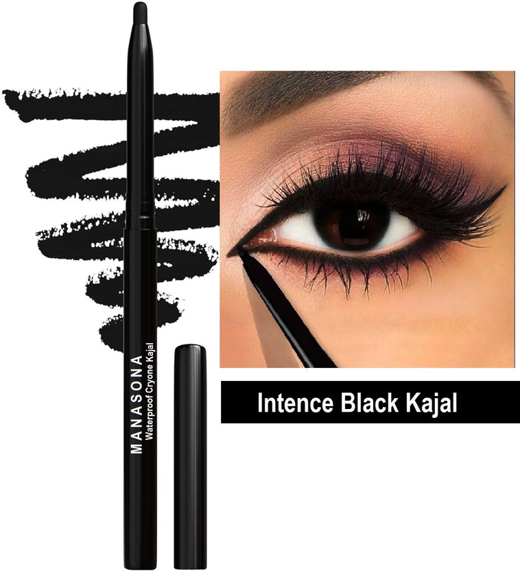 manasona Extreme Color Kajal Creamy Texture Non Transfer Smudge