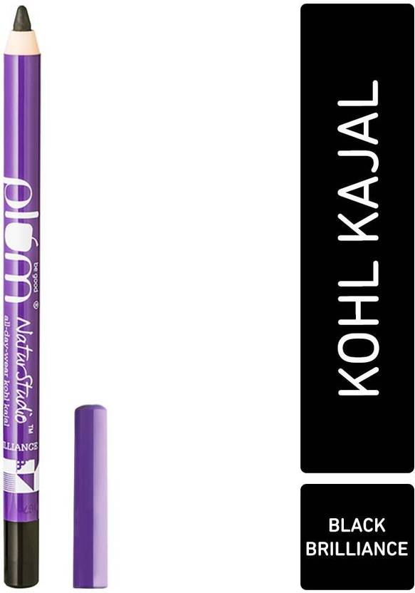 Plum NaturStudio AllDayWear Kohl Kajal Black Brilliance with Free