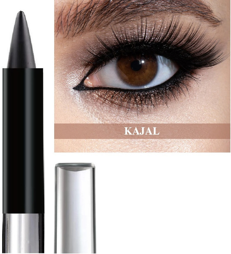 AFARAXIA Soft Waterproof Smudge-proof Eye Makeup black Kajal