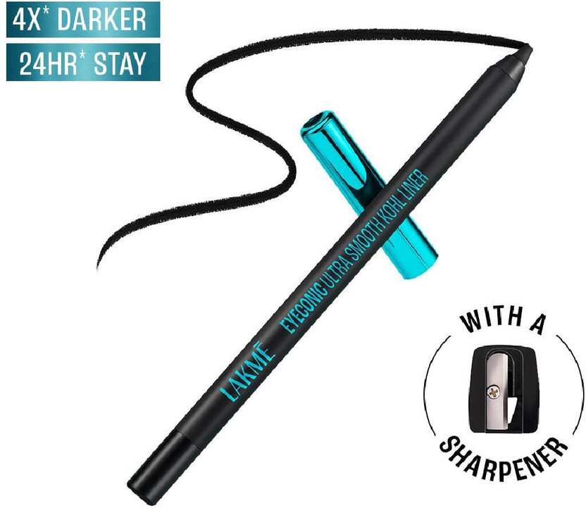 Lakmé 9-5 Eyeconic Ultra Smooth Kohl Liner - Intense Black