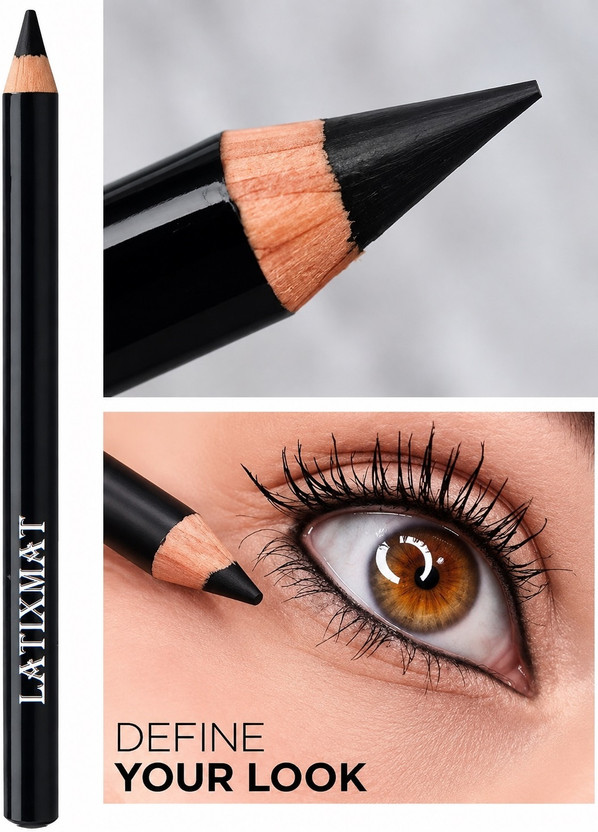 Latixmat Kajal Pencil Waterproof, Smudgeproof Hours Long Stay