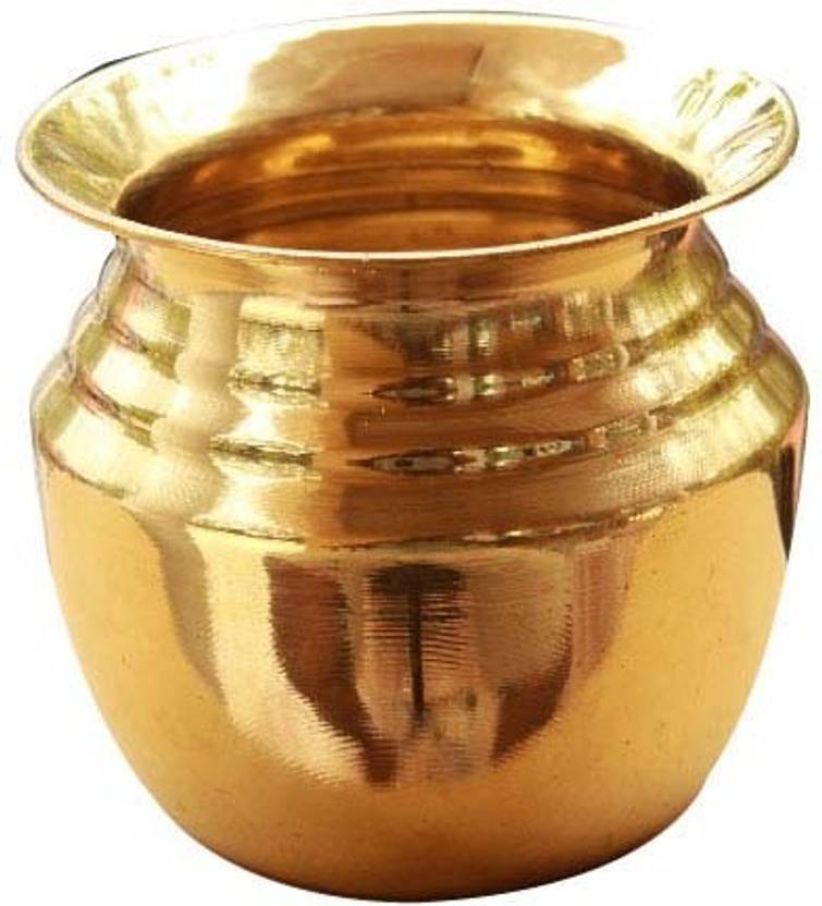 YAYPIK Pure Brass Pot KALASH Brass Pot Matka Brass Lota