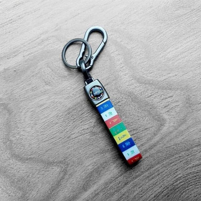 Shining Gift Ladakh flag Hook Lather Matal Unique Stylish look For Men Women and Car & Bike Key Chain