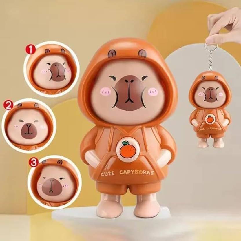 ARTECO Teddy & panda face Changing Cartoon Key Chain
