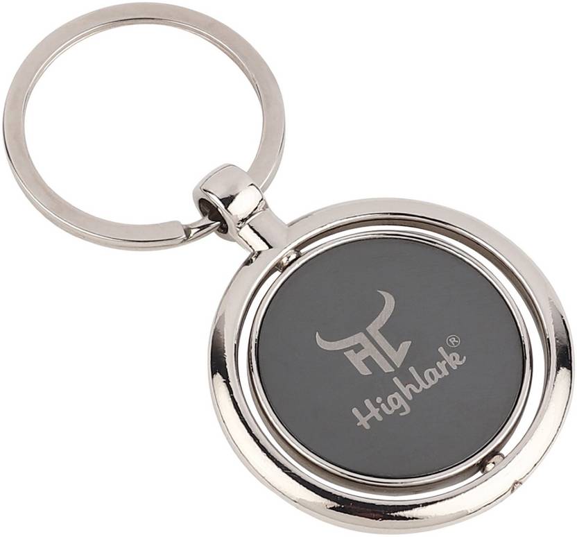 Highlark Exclusive Double Sided Rotatable Keychain For Office, Home