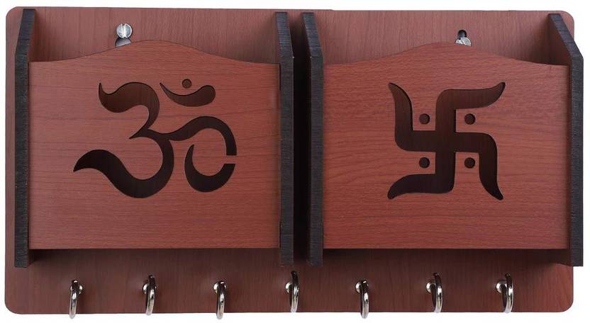 ASRCRAFTS om satiya 7 key holder Wood Key Holder