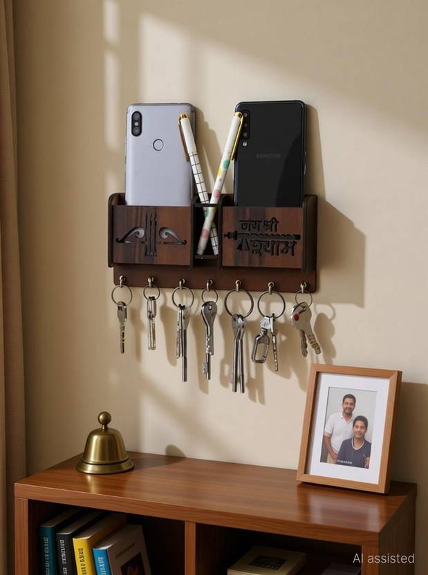 ASRCRAFTS SHREE SHYAM BABA KEY HOLDER Wood Key Holder