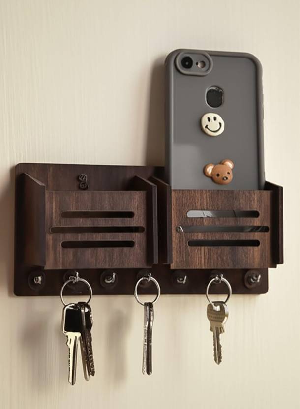 ASRCRAFTS wooden 5 key holder Wood Key Holder
