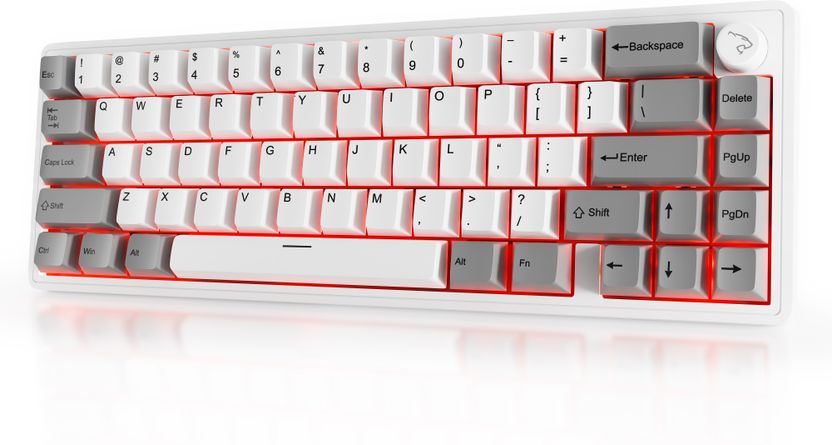 Redragon K631 PRO (BLACK/RED/WHITE) Wired USB Standard Gaming Key...more - Image 8