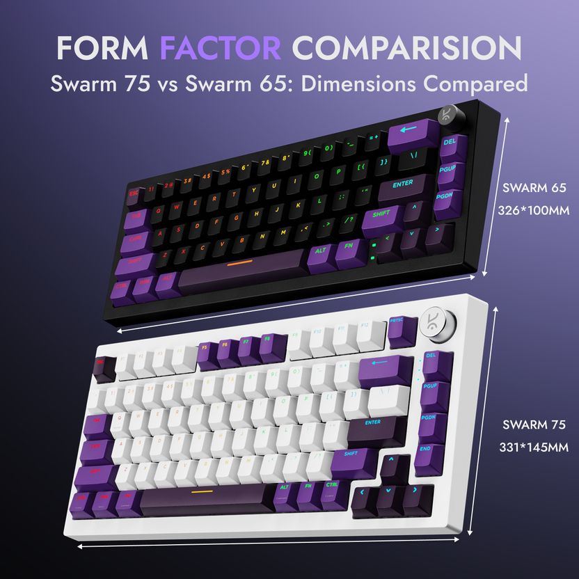 Kreo Swarm Wireless Mechanical Gaming Keyboard - Image 7