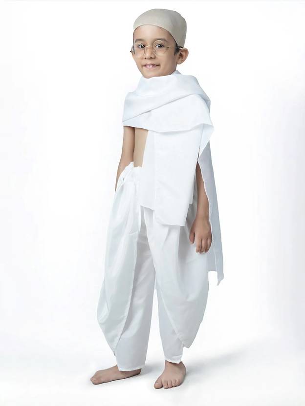 BANTOM Gandhiji Costume (dhoti and shawl) Kids Costume Wear
