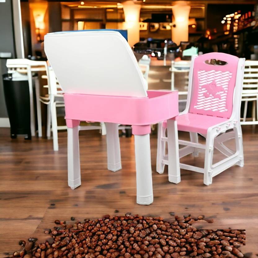 RISEM INTERNATIONAL study table_pink Plastic Study Table Price in India