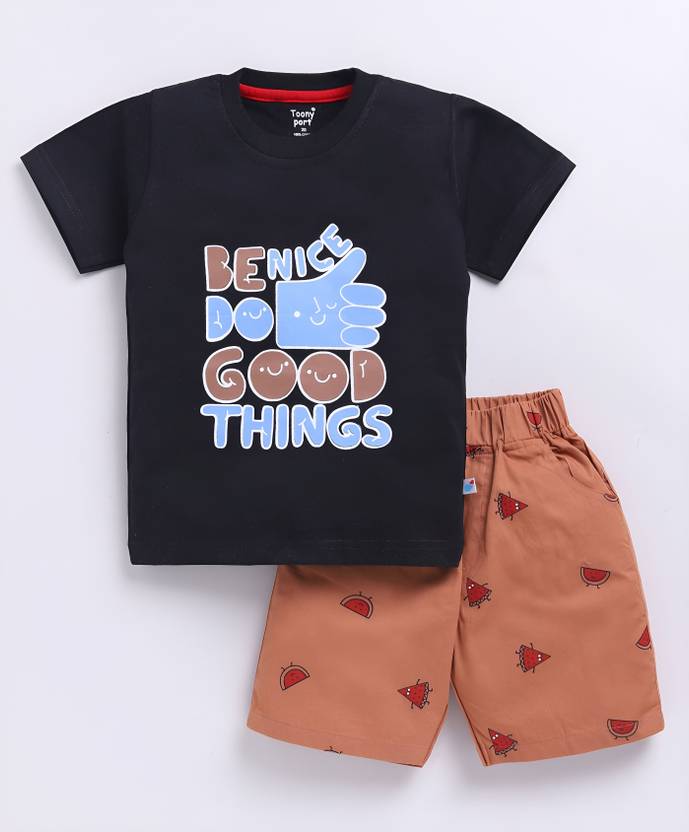 TOONYPORT Boys Casual T-shirt Shorts