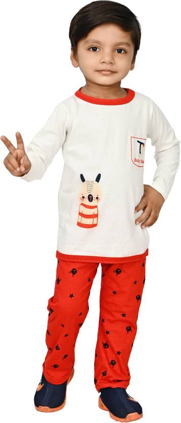 carrydreams Boys Casual Track Pants T-shirt