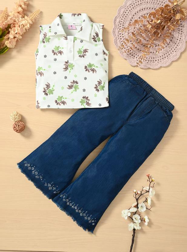 TAILORWOMEN Baby Girls Casual Top Jeans