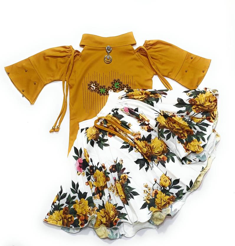 Bvm collection Girls Casual Top Skirt