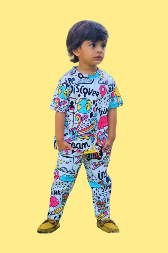 Nakshatra Boys Party(Festive) T-shirt Trouser