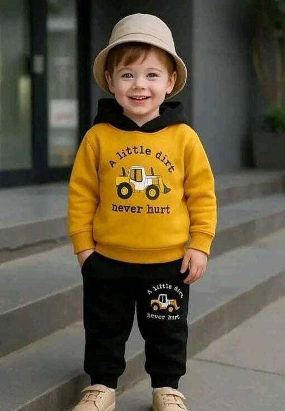ISANAFASHION Boys & Girls Casual Sweatshirt Track Pants