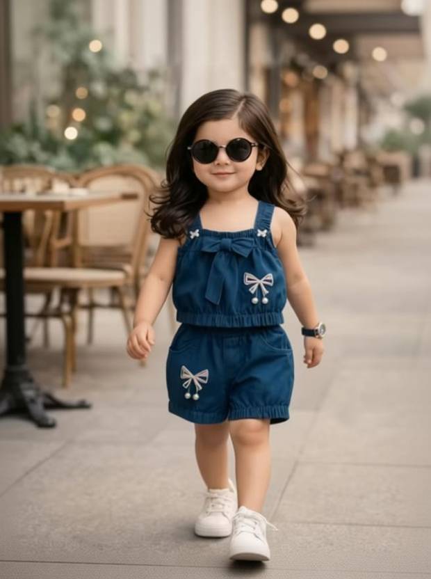 TWING Girls Casual Top Shorts