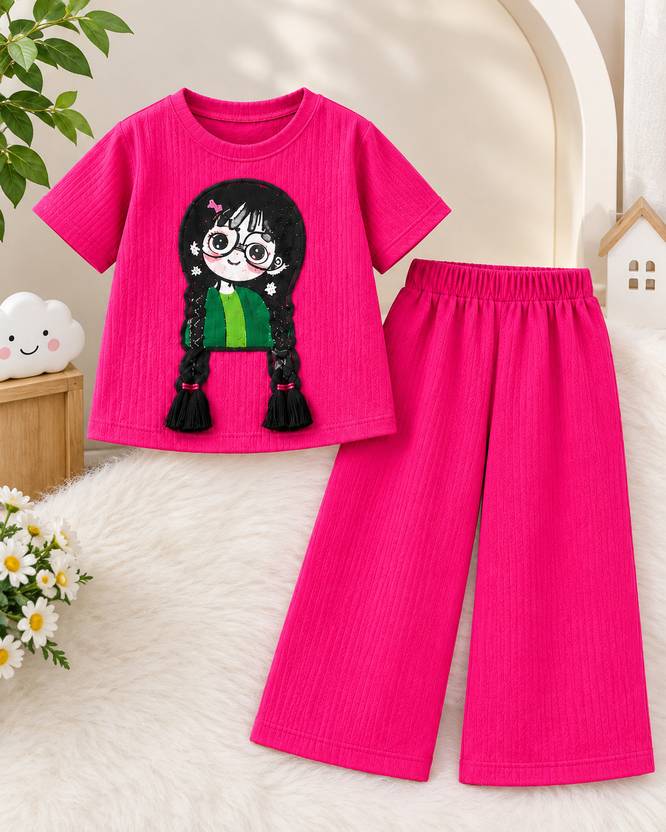 Ykids Baby Girls Casual T-shirt Pant