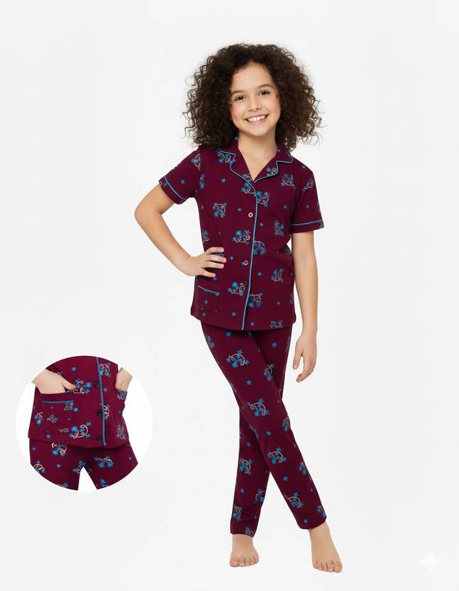 Aeronyx Girls Casual Pyjama Pant