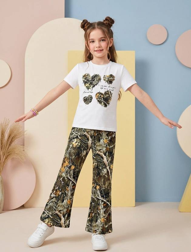 BrisaEnterprise Girls Casual T-shirt Pant