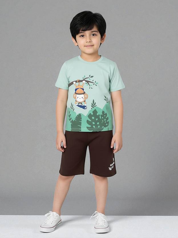 Yk Boys Casual T-shirt Shorts