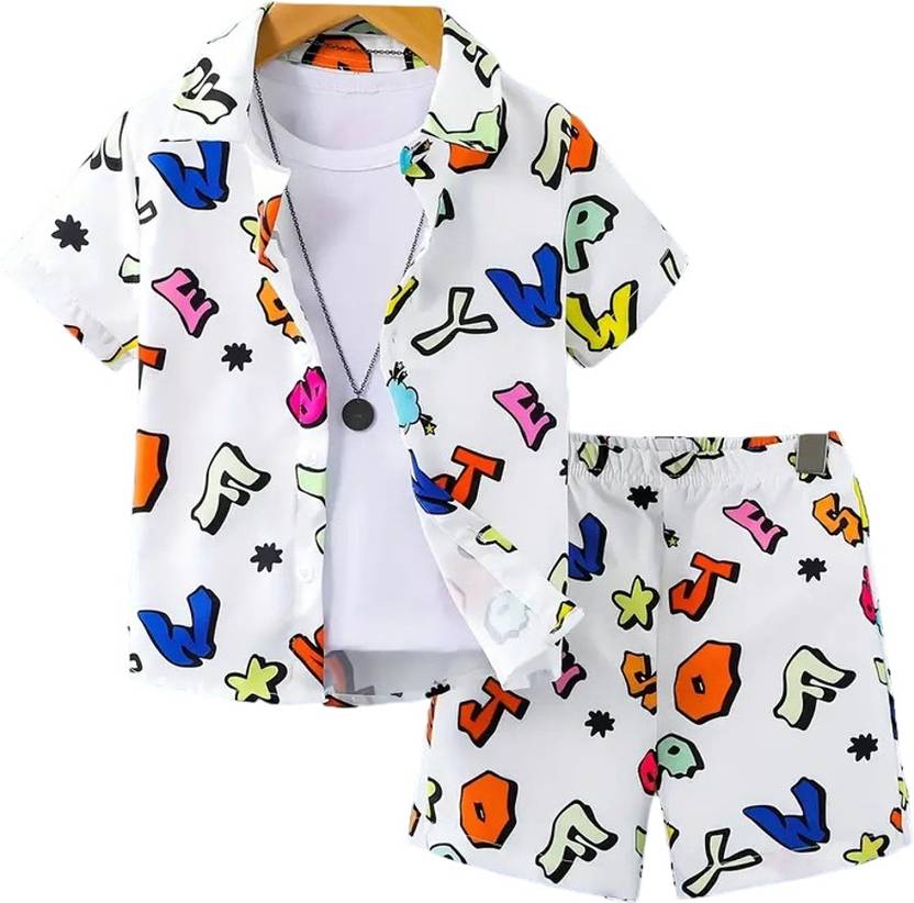 Nakshatra Boys & Girls Casual Shirt Shorts