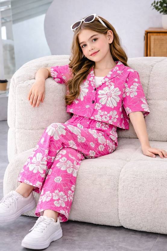 TOGEPI Girls Party(Festive) Shirt Pant