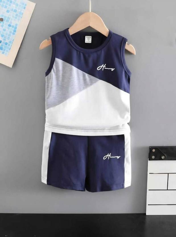 ELPIXIE FASHION Baby Boys & Baby Girls Casual T-shirt Shorts