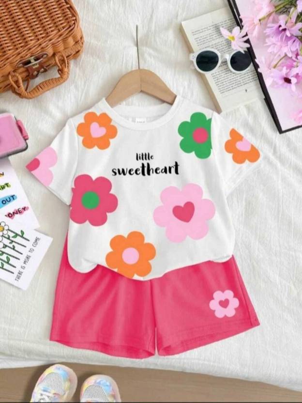 ARlamode Baby Girls Casual T-shirt Shorts