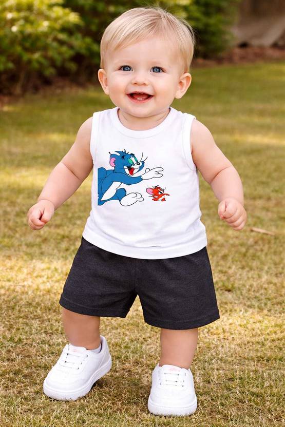 AWKidsFashion Baby Boys & Baby Girls Casual T-shirt Shorts